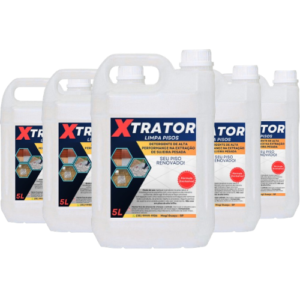 5 unidades Detergente Limpa Piso Xtrator